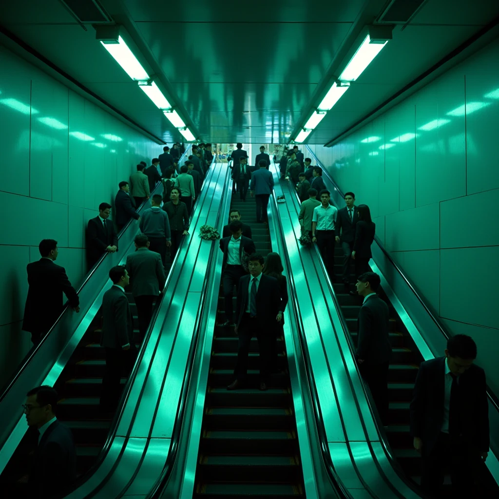 Arrival view 03, platform corner